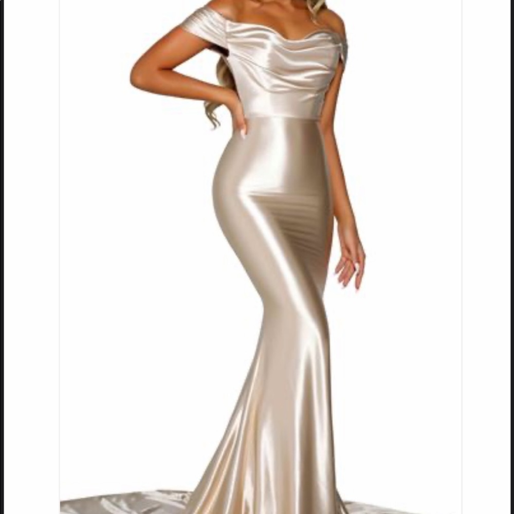 Champagne Evening Gown